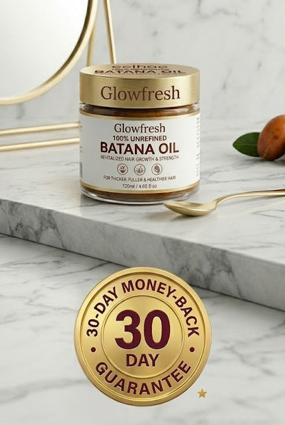 Glowfresh 30-day money-back guarantee badge